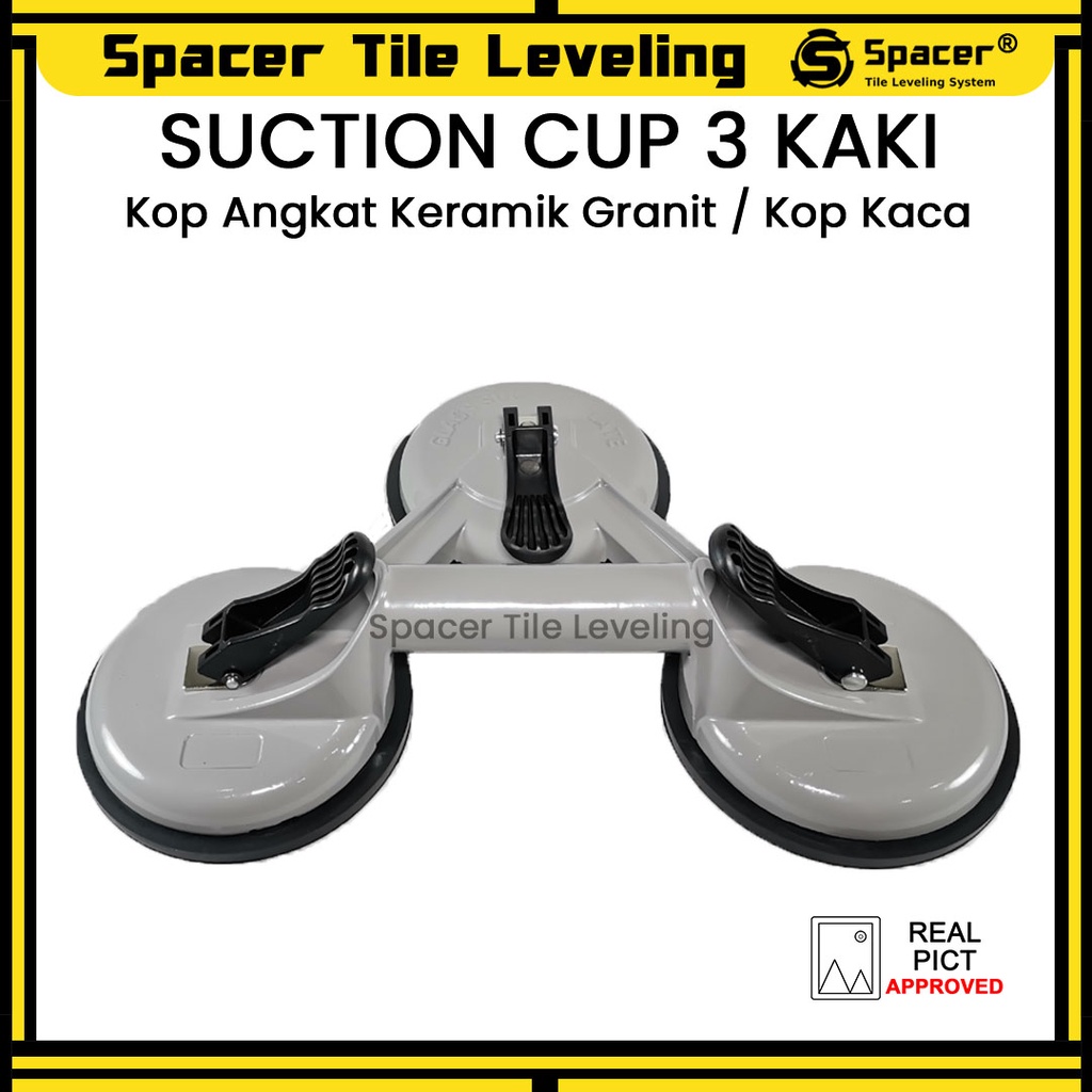 KOP Keramik Granit 3 kaki Alat Angkat Keramik Ukuran Besar Suction Cup