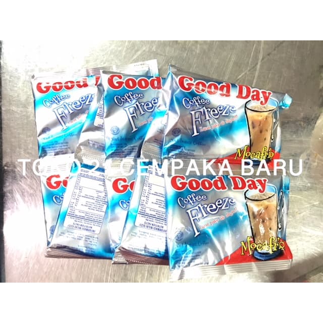 

Good Day yg Freeze Rasa MOCAFRIO 1 renceng isi 10 sachet | Kopi GoodDay Coffee Murah Promo