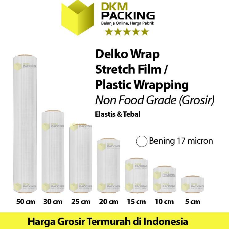 Stretch Film 50cm Plastik Wrapping DELKO WRAP /SATUAN