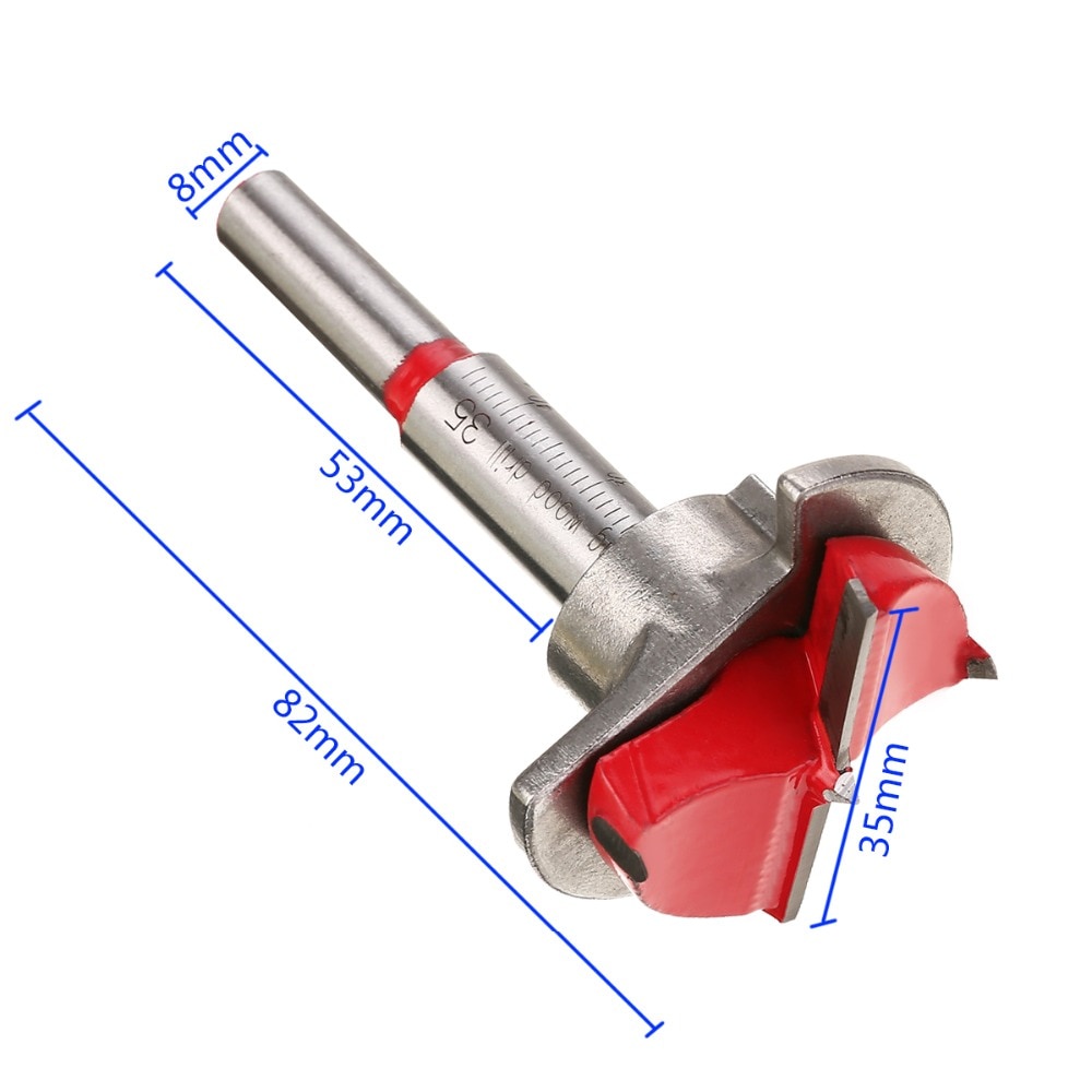 Mata Bor Forstner Auger Drill Bit Wooden Saw Power Tools 35mm - DIN-7483