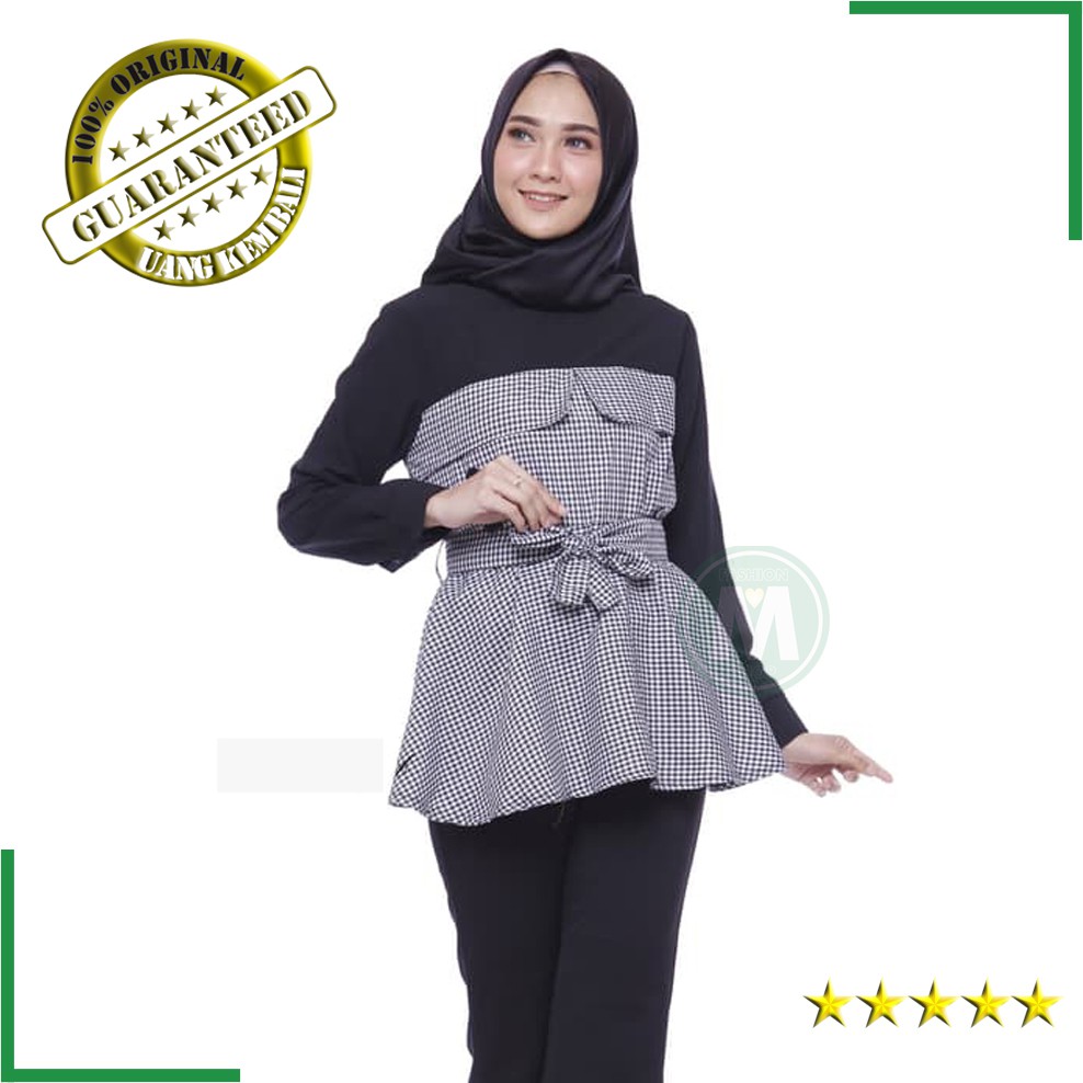 Model Baju  Tunik  Terbaru 2021  2021 Wanita Muslimah Remaja 