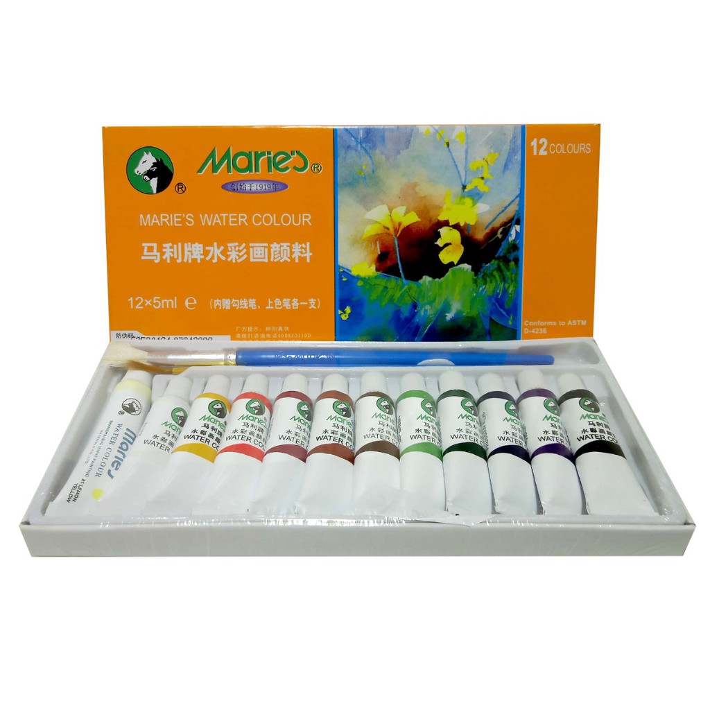 

Cat Air / Water Colour Maries 12 warna