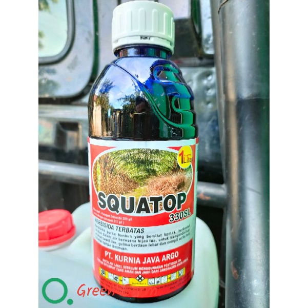 Squatop 330SL 1Liter  Herbisida Paraquat 330SL Herbisida Kontak Obat Rumput Langsung Kering