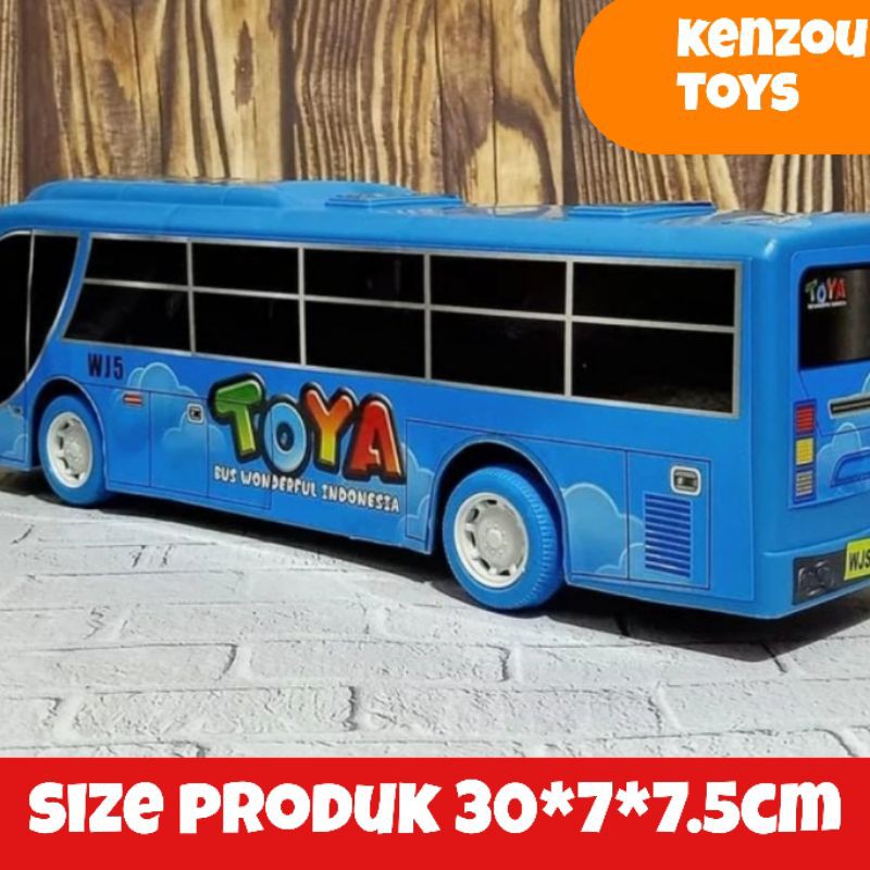 Mainan Bus Toya / The Little Bus Toya Besar Panjang WJS146