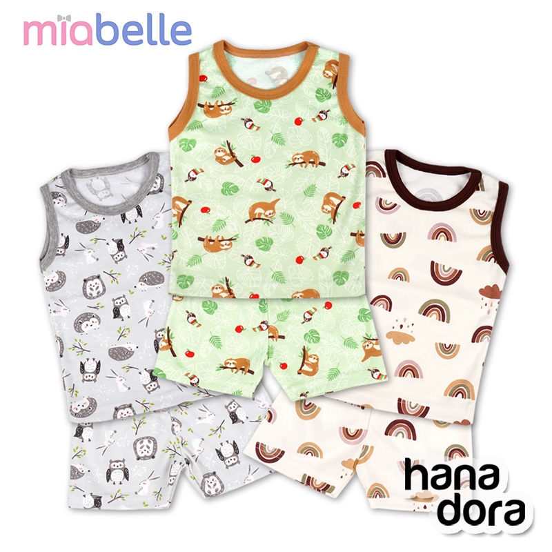 Miabelle Set Tank Top + Celana Woodland Series