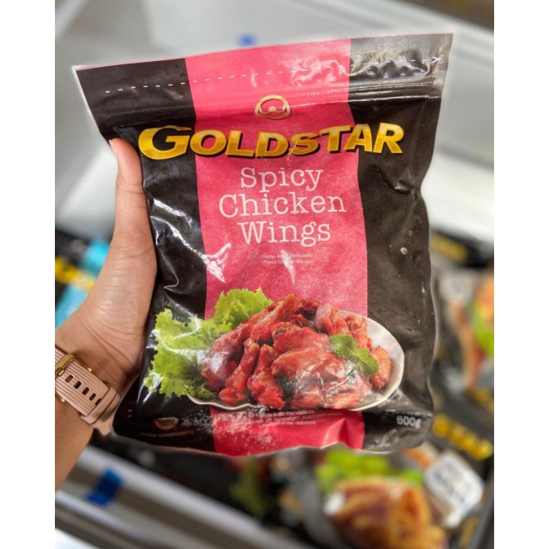 

GOLDSTAR SPICY CHICKEN WINGS 500gr Jateng only