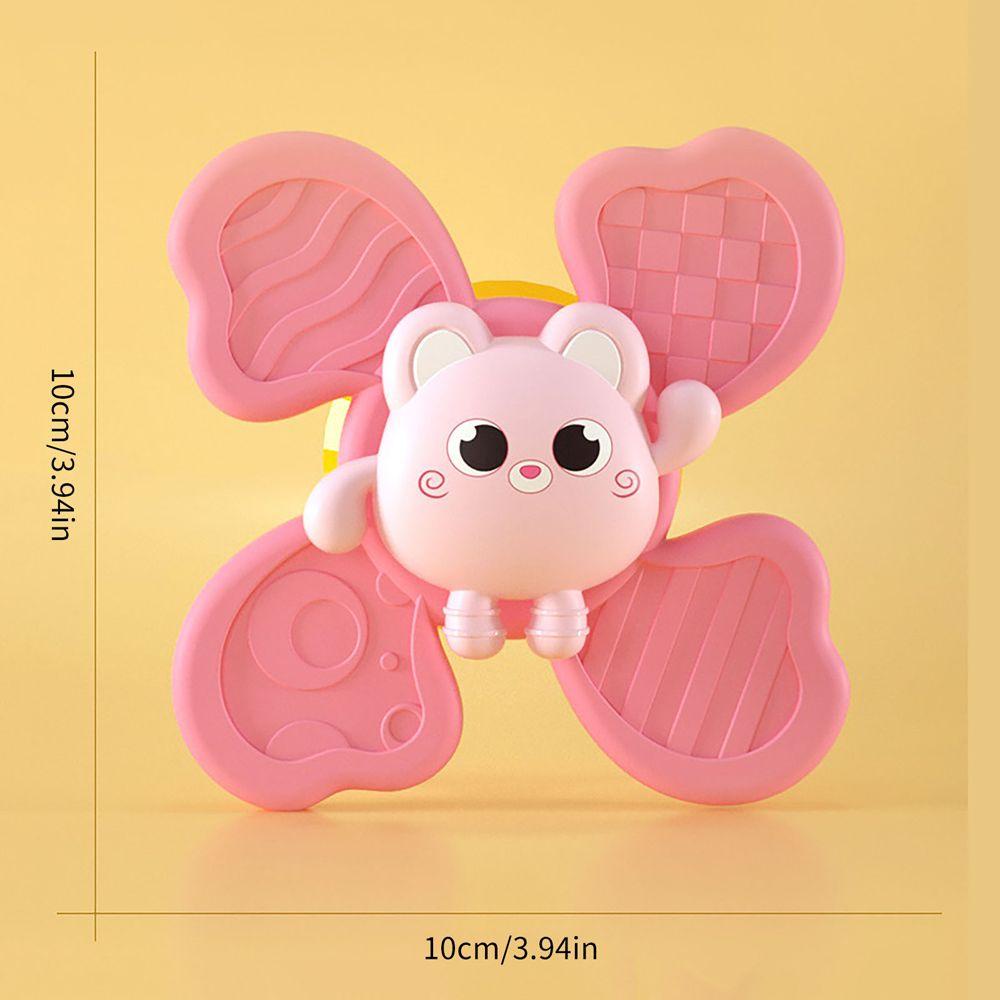 Quinton Fidget Spinners Hadiah Ulang Tahun Kartun Balita Hadiah Mainan Bayi Kincir Angin Hewan Berputar Bunga Mainan Mandi Berputar Hadiah Sucker Windmill Toy