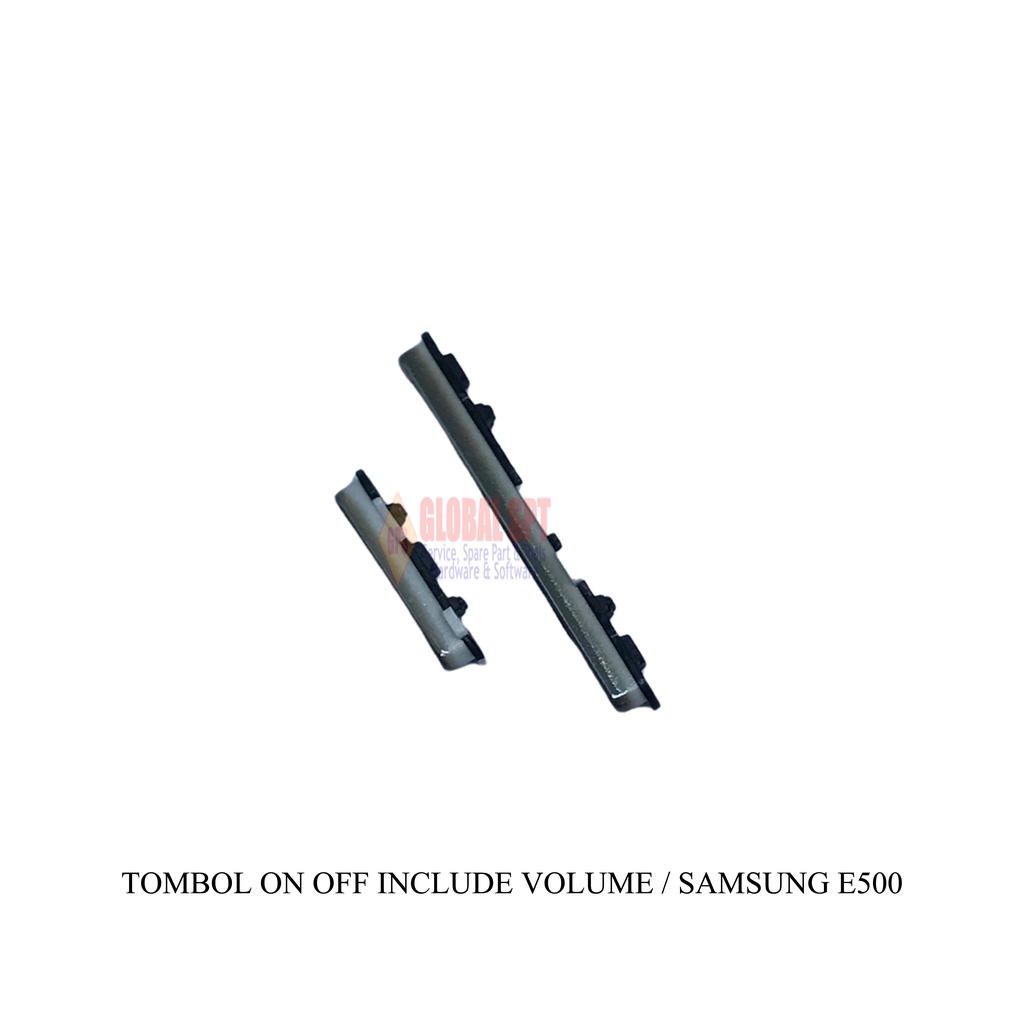 TOMBOL LUAR SAMSUNG E500 ON OFF INCLUDE VOLUME / TOMBOL RUBBER SAMSUNG E5 / E500H