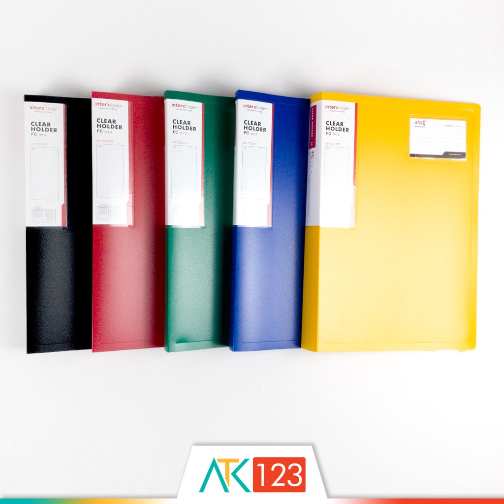 

Clear Holder / Display Books Folio 60 Pockets - Inter X Folder