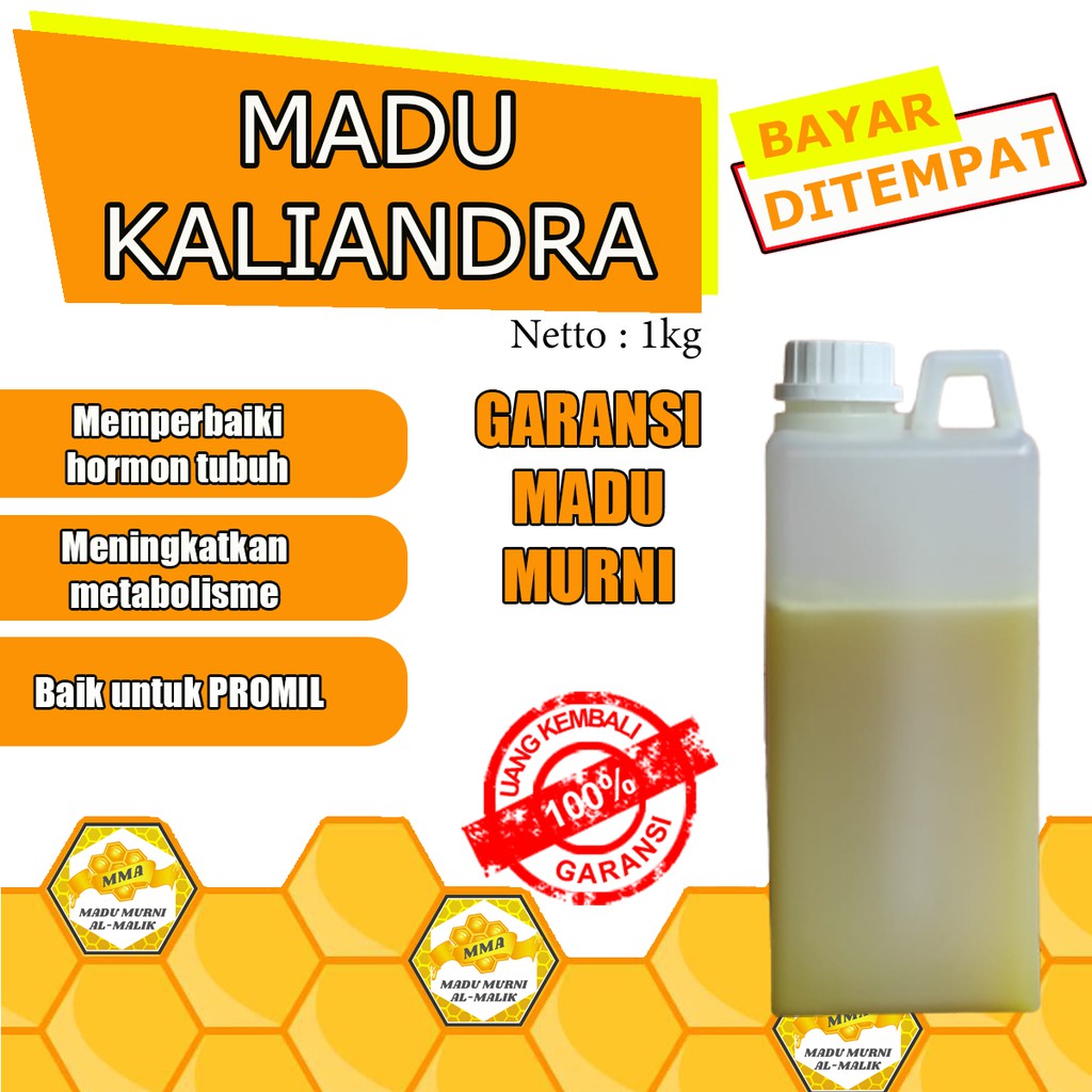 

Madu Murni Kaliandra 1kg | Madu Promil Herbal nektar bunga kaliandra - Madu Murni Almalik