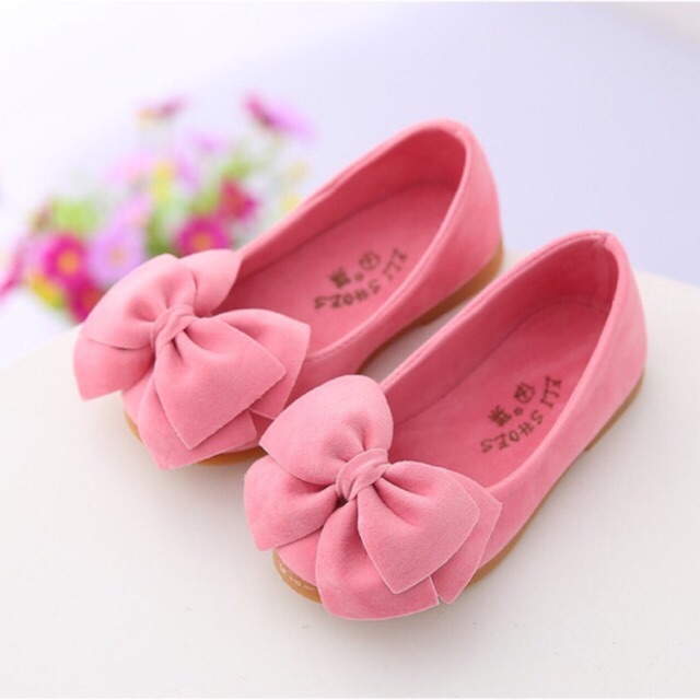 11.11   TERMURAH (COD) FLATSHOES MODEL PITA READY WARNA PINK FUSHIA #Shopeehaul