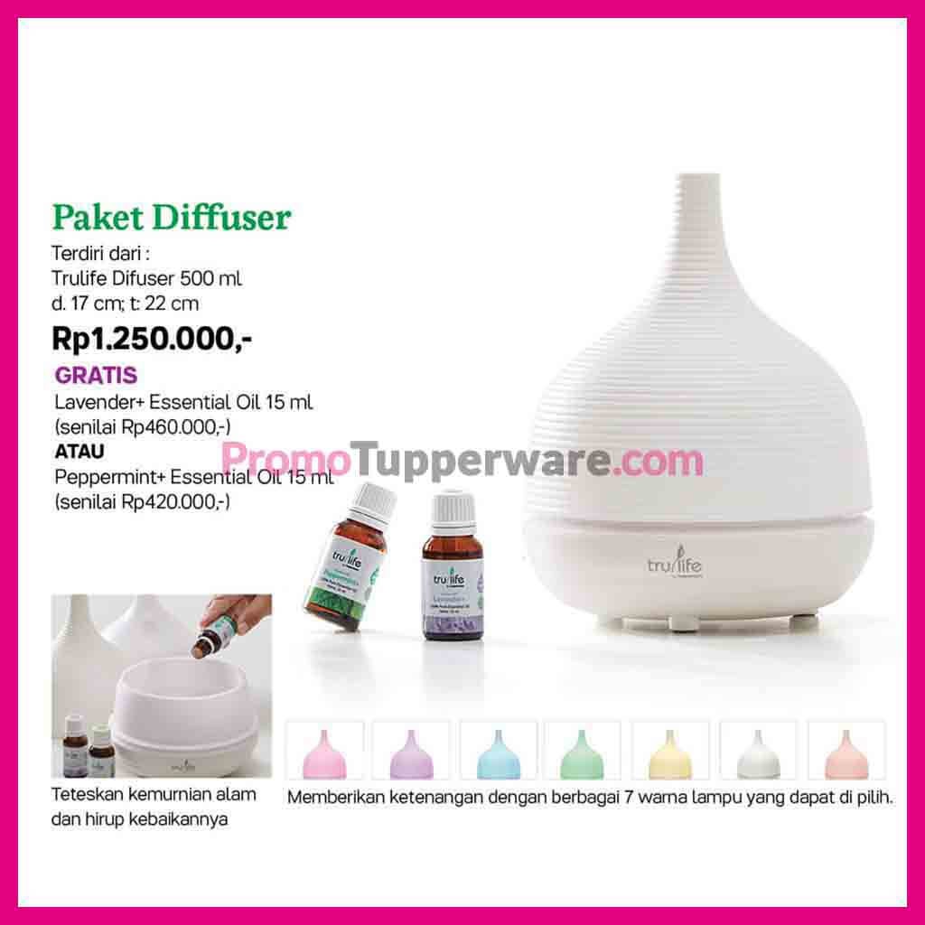 Paket Trulife Diffuser dan 1pc Essential Oil