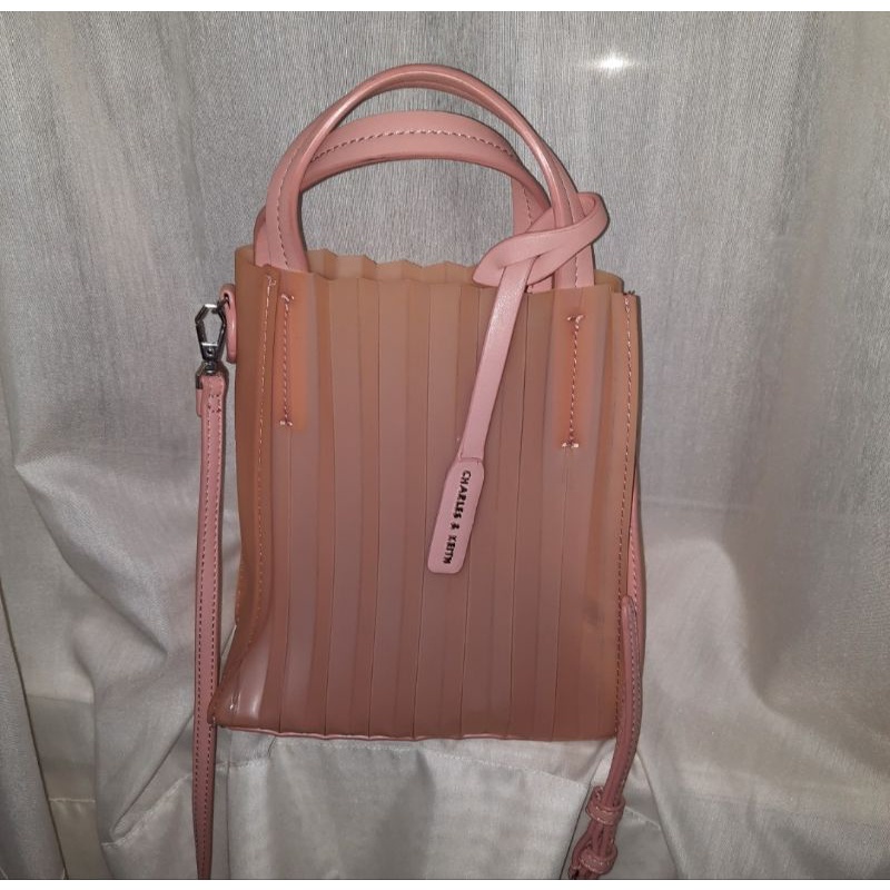 (booked) Charles n Keith Jelly Bag Pink