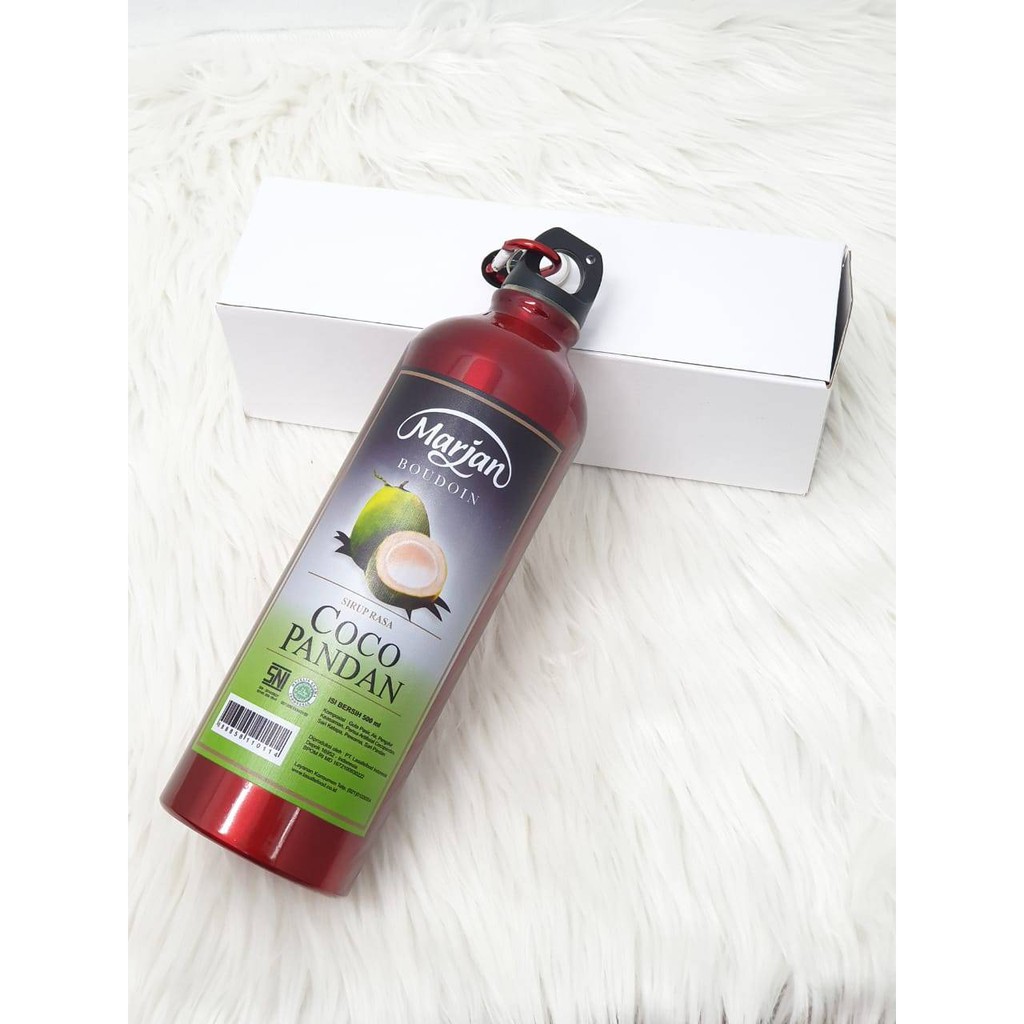 BOTOL MINUM UNIK TUMBLER MURAH LUCU BAGUS HIT VIXAL BAYGON WIPOL BOTOL MINUM CUSTOM 500 ML-Marjan Merah