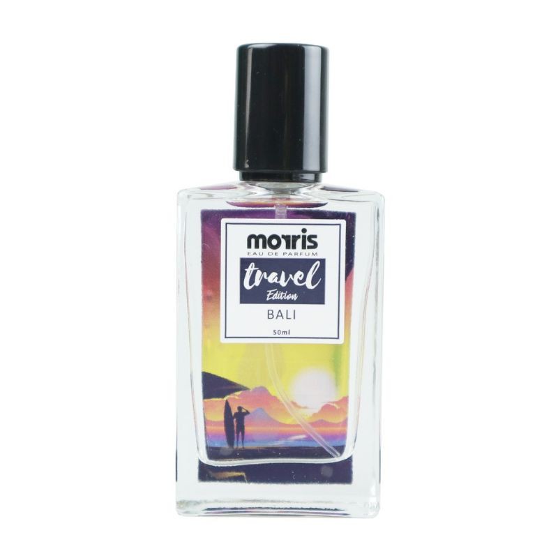 Parfum Morris moris Travel Edition 50ml Aroma Bali Paris parfum Pria wangi segar dan khas tahan lama