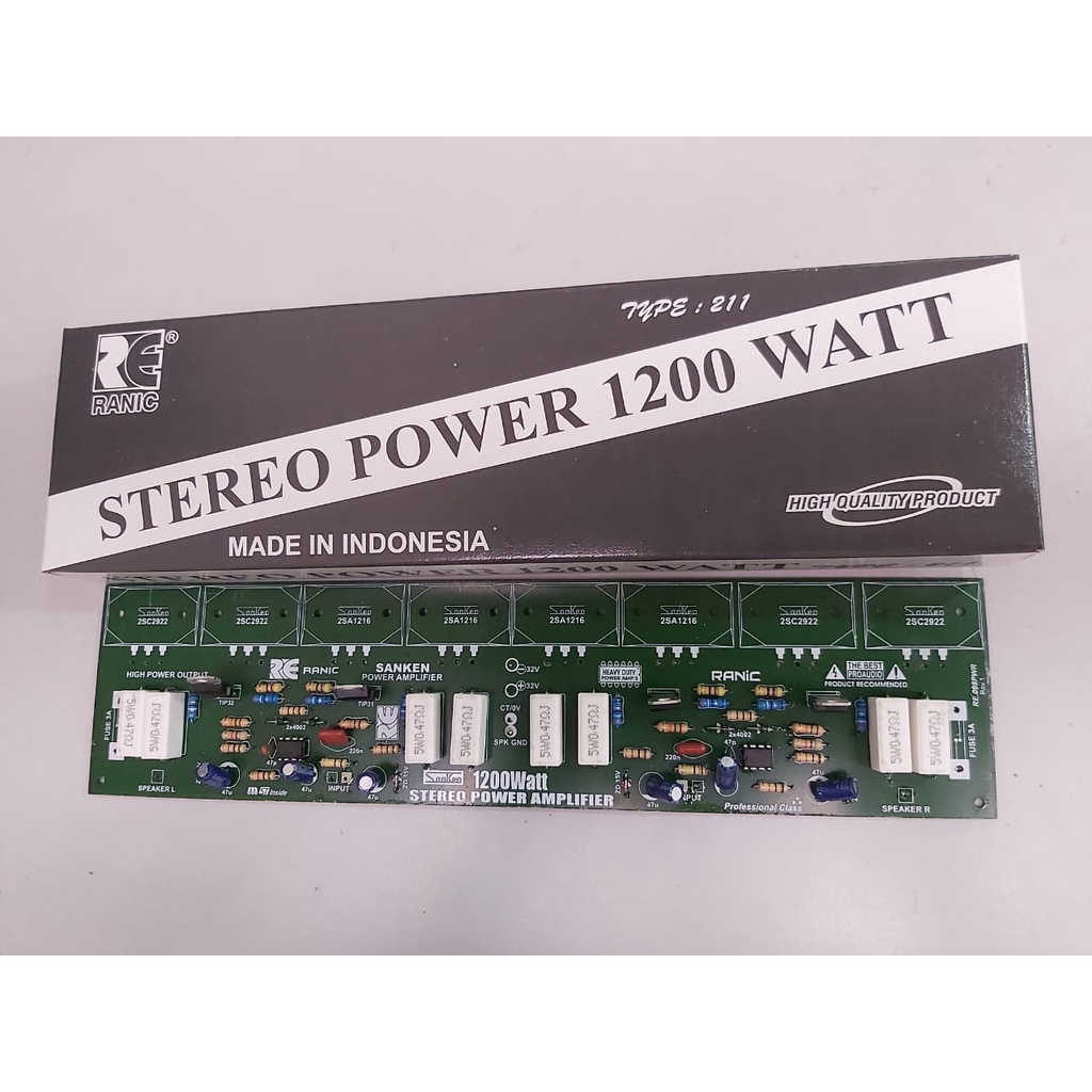 Jual Kit Driver Power Amplifier Stereo Power Watt Indonesia Shopee Indonesia