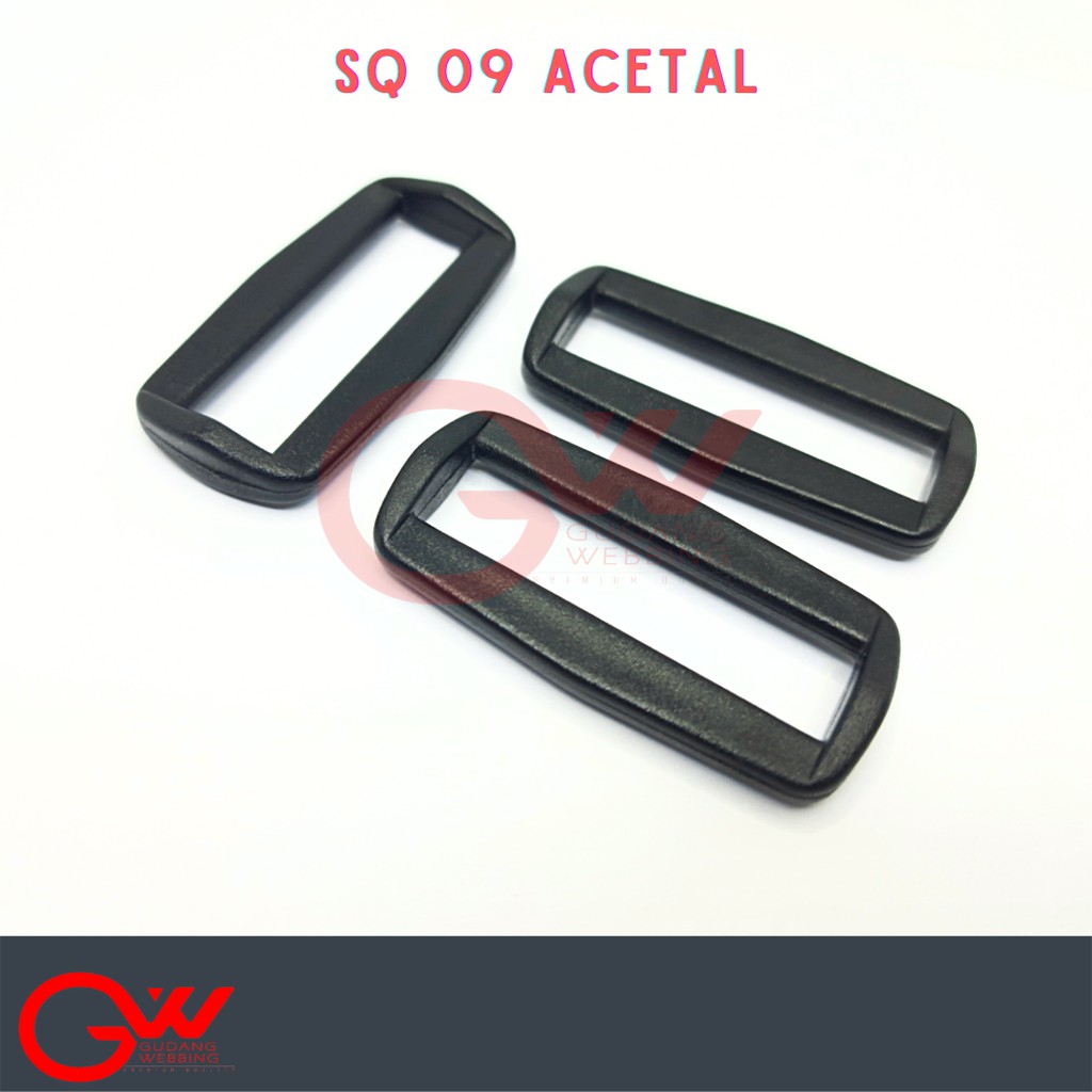 RIng Kotak / Ring Plastik / Ring SQ-09 3,8cm Acetal Qis