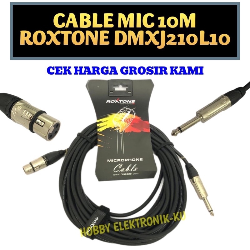 CABLE MIC 10M ROXTONE DMXJ210L10