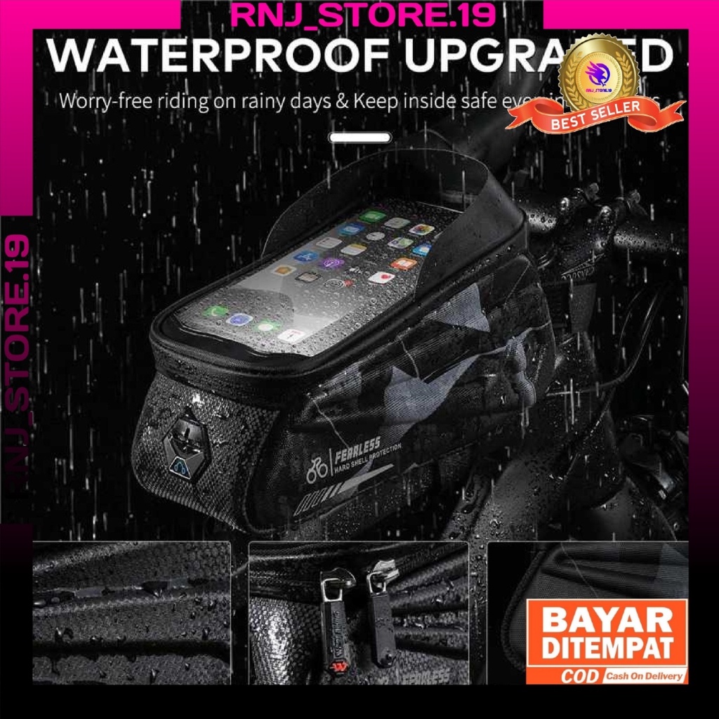 Tas HP Sepeda 7 inch/Tas Hp Frame Sepeda 7 inch/Tas Sepeda 7 inch/Tas Sepeda West Biking 7 inch