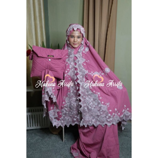 mukena maharani +tas bordir bukittinggi