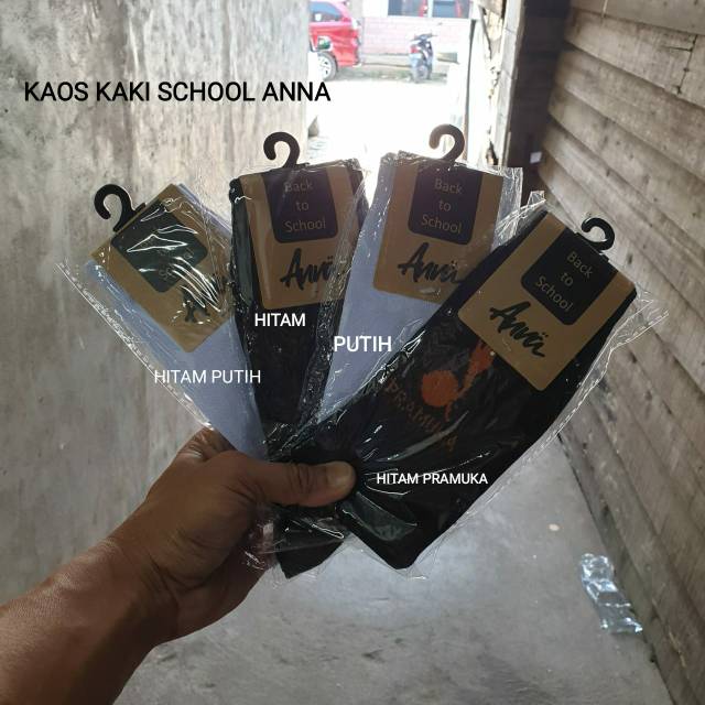 Kaos Kaki Anna School kaos Kaki Sekolah SD, SMP, SMA