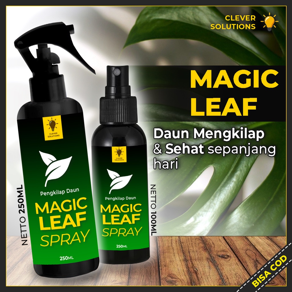 Semir Pengkilap Daun Tanaman Hias MAGIC LEAF Leaf Shine Aglonema Monstera Calathea Keladi Puring