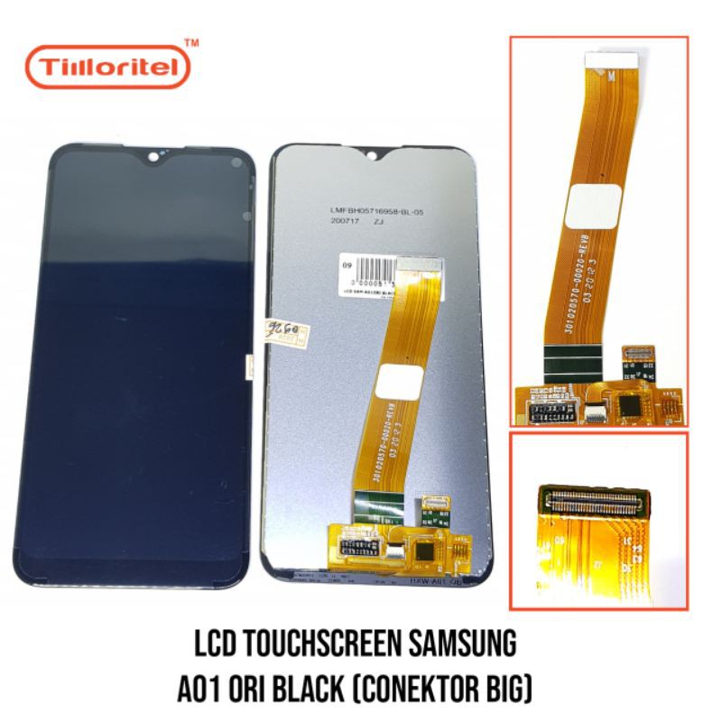 LCD TOUCHSCREEN SAMSUNG A01 -A015 ORI ( CONEKTOR BIG )