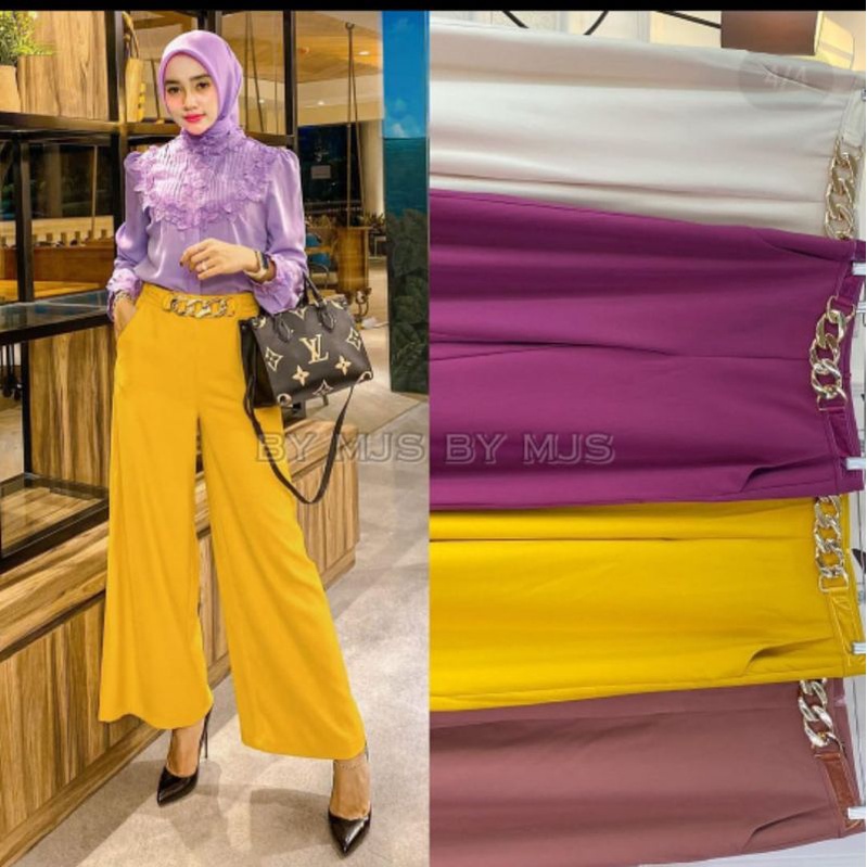 celana kulot rantai by-vivorie