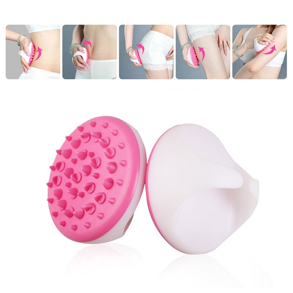 Alat Pijat Refleksi Rontok Cellulite Lemak selulit sekaligus Rileks menyegarkan badan lelah Portable pelangsing badan melarutkan lemak Handheld SPA Muscle Massage Brush Bath Shower Beauty Anti Cellulite Full Body Massager Slimming Beauty