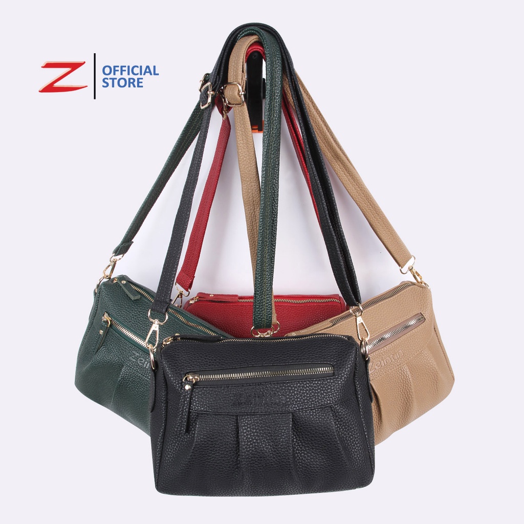 Zeintin - Tas Wanita Slempang Terlaris ZEINTIN Tali Panjang Bahan SP Premium Terbaru  Bisa COD ZR