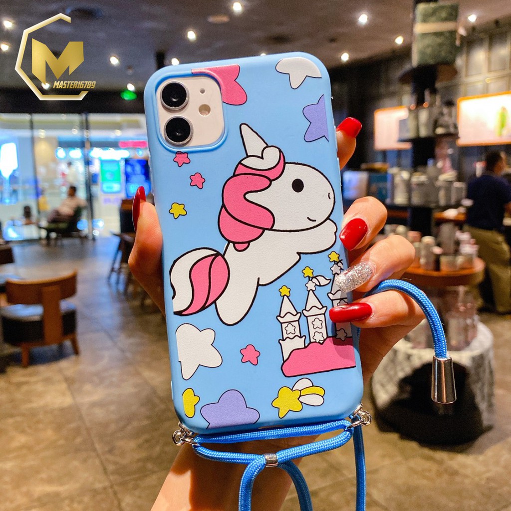 SS153 case Slingcase Lanyard UNICORN Oppo F1s A59 A3s A5s A7 A11k A12 A5 A9 A31 A8 2020 MA747