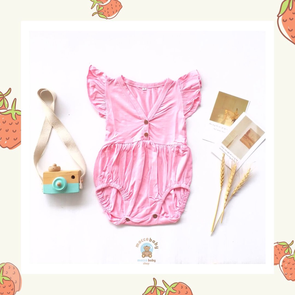 MBSS - JUMPER BABY RUFFLE / Dress Bayi Perempuan / Baju Bayi Cewek / Pakaian Bayi Perempuan Lucu