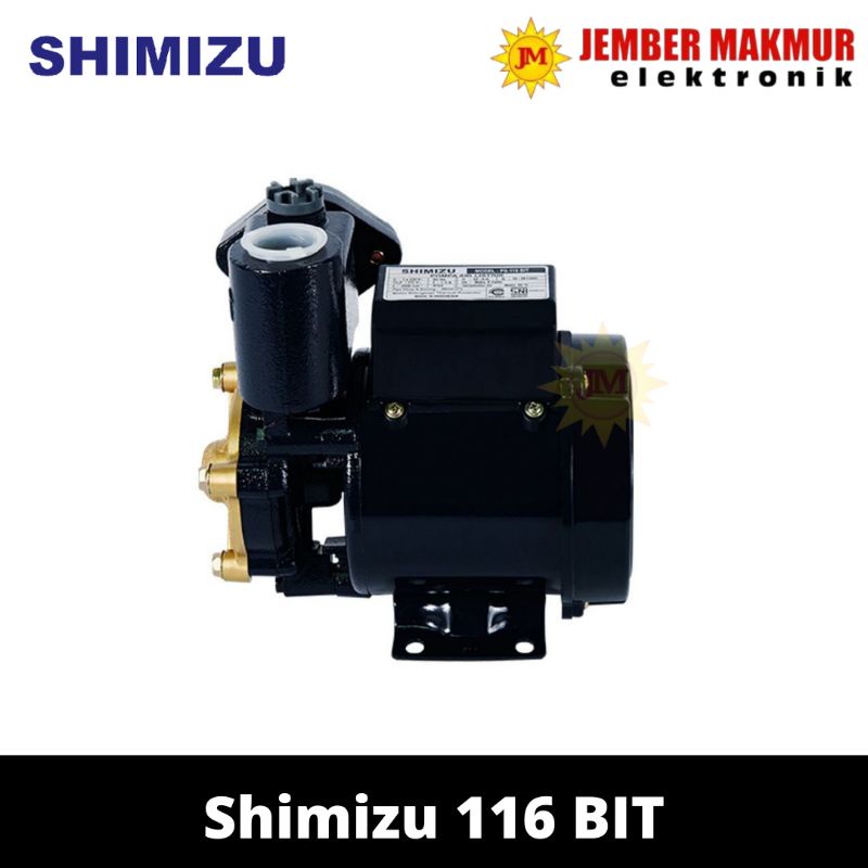 Shimizu Pompa Air Sumur Dangkal Non Otomatis PS 116 BIT