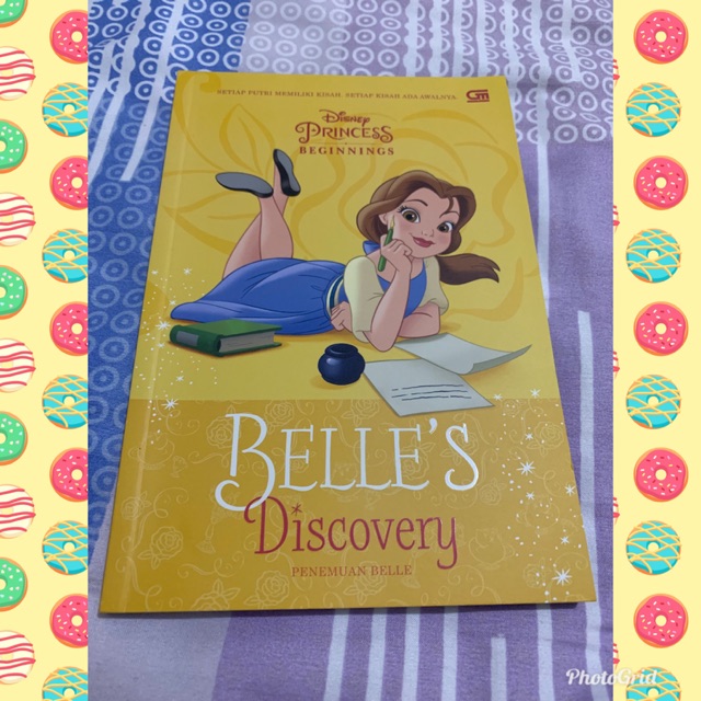 Buku Novel Berwarna Disney Princess Beginnings Belle'S Discovery