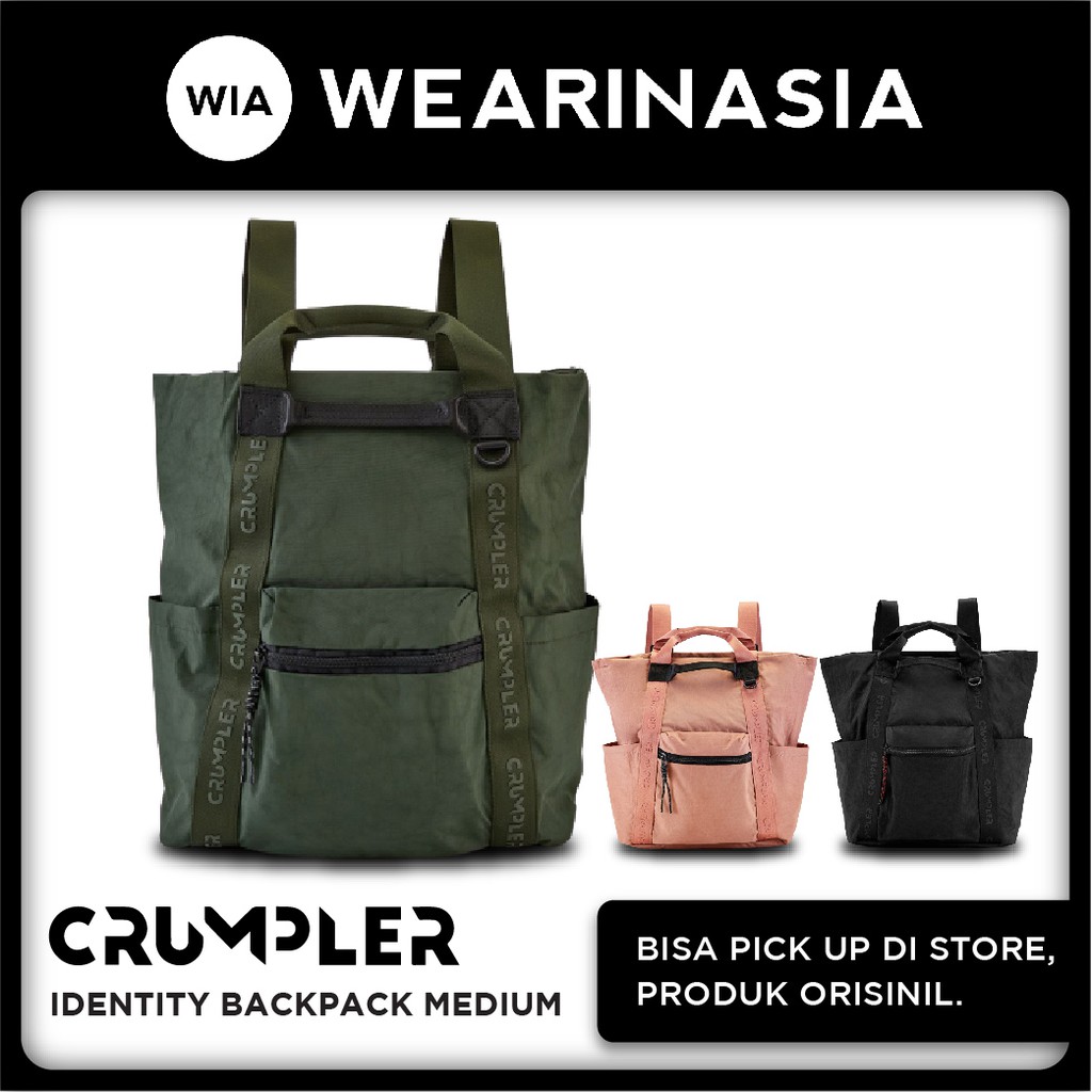 Tas Ransel Pria Wanita Crumpler Identity Backpack Medium Original