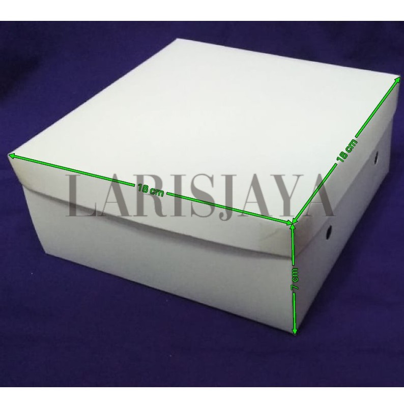 

DISKON NIH!!! ( Kardus ) Dus Snack/Dus Nasi Polos Warna Putih Uk. 18 x 18 x 9