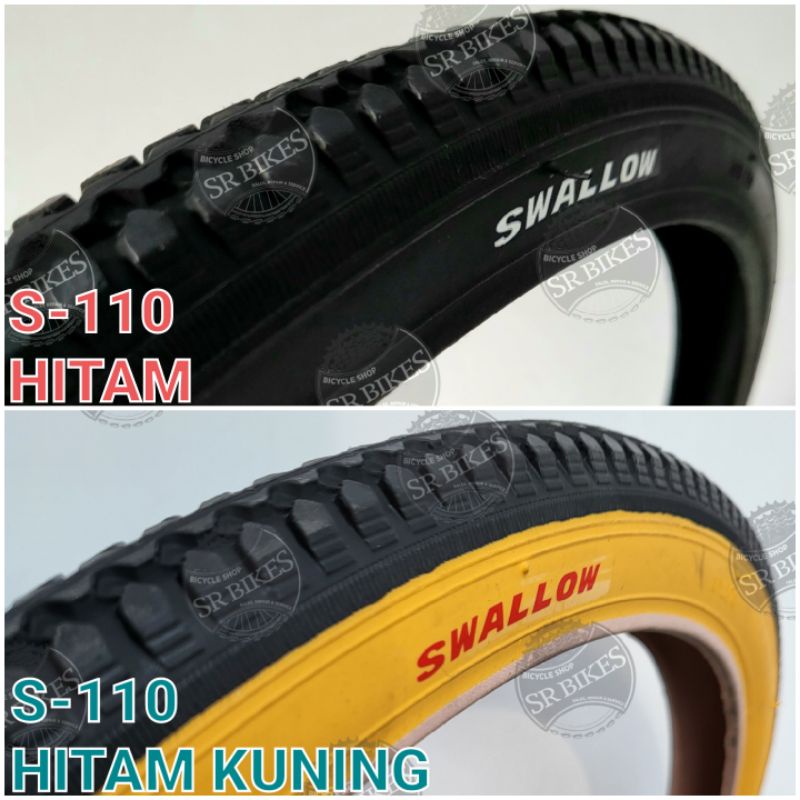 Ban Luar 22 x 1 3/8  22+  (37-501) Sepeda Mini CTB. SWALLOW DELI TIRE