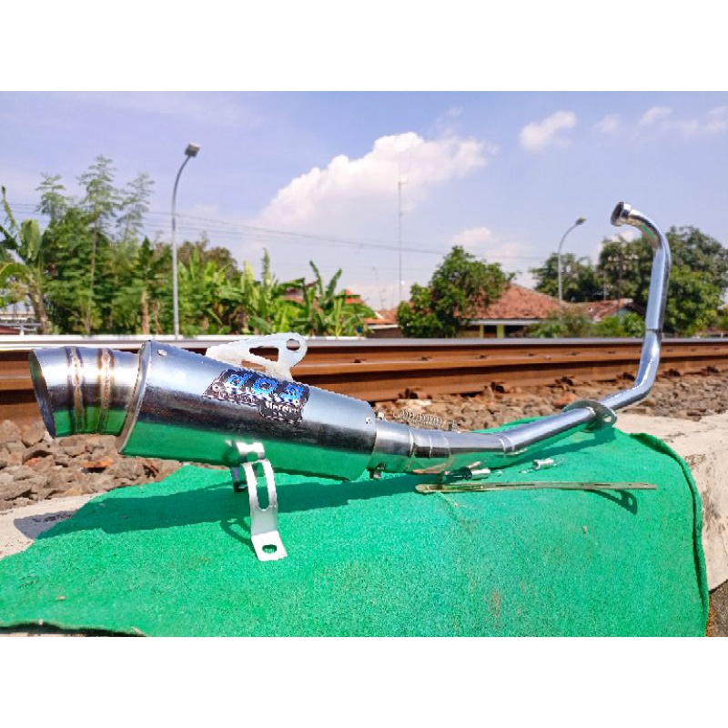 Knalpot racing DOS untuk satria fu/sonix
