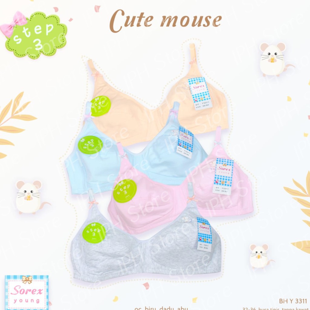 Babybear BRA REMAJA SOREX Y3310 Y3311 Y3322