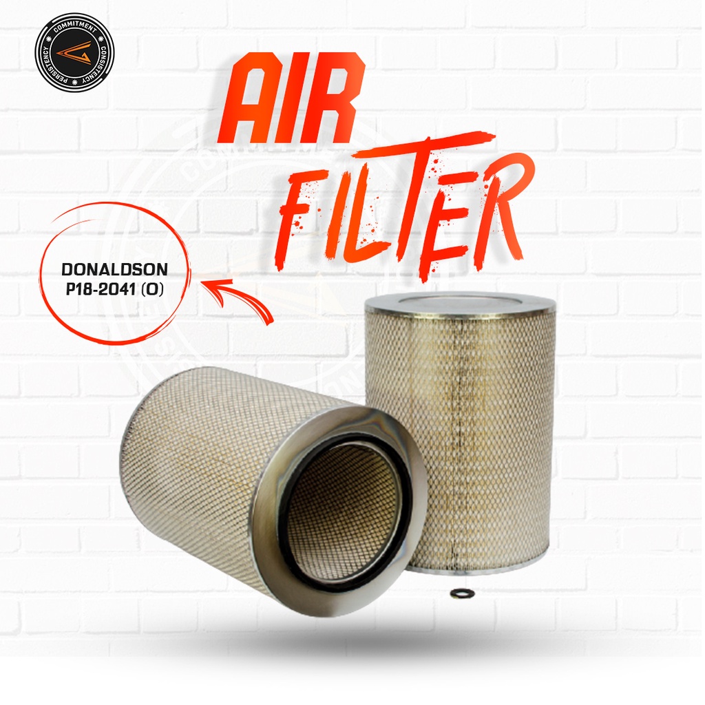 Donaldson Filter Udara Air Filter P18-2041 (O) P11-7435/ P182041 Outer  P117435 / Solar Donaldson