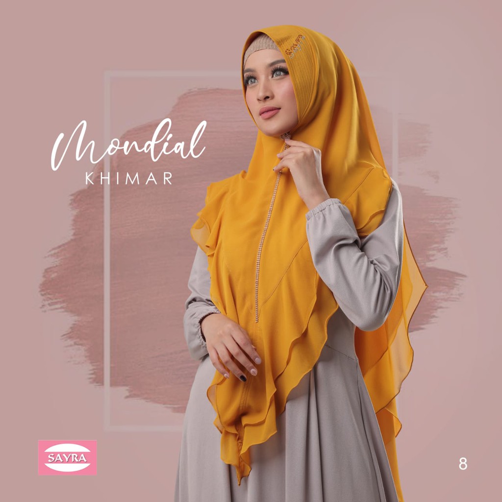 Jilbab Khimar Mondial Ori Sayra SAYRA1-6