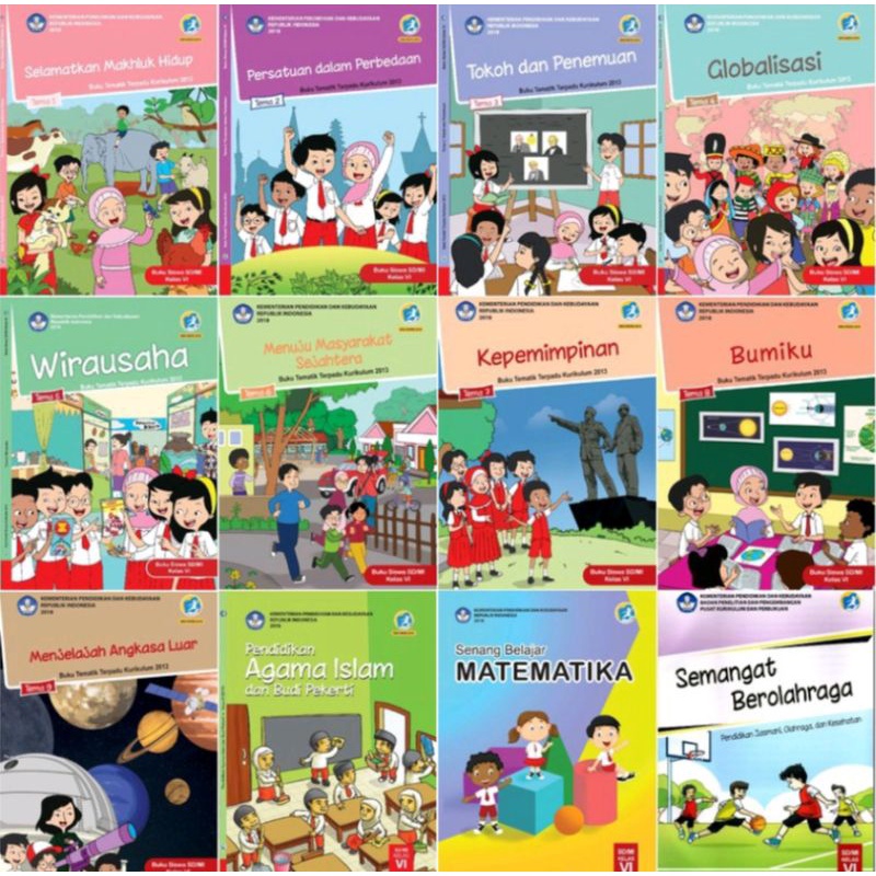 

Buku Tematik Kelas 6 SD tema 123456789