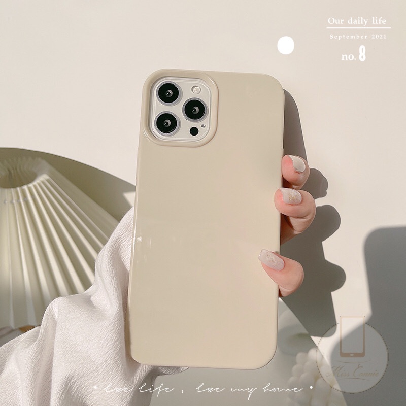 Soft Case Jelly Fluorescent Putih Cover Apple Iphone 7 8 11 12 Pro Max 7 8 Plus Se 2020 X Xr Xs Max