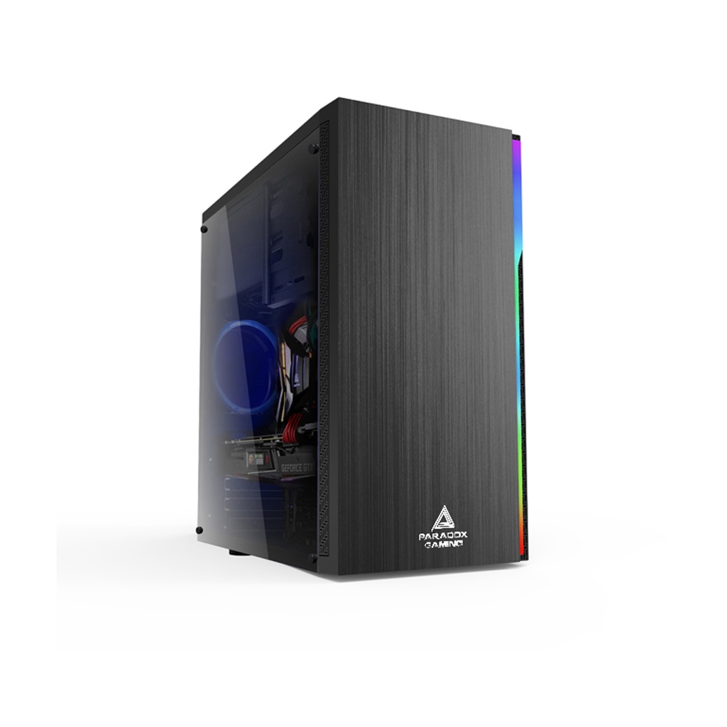 Paradox Gaming Case Blackridge + LED Strip RGB NAMPOL GAN