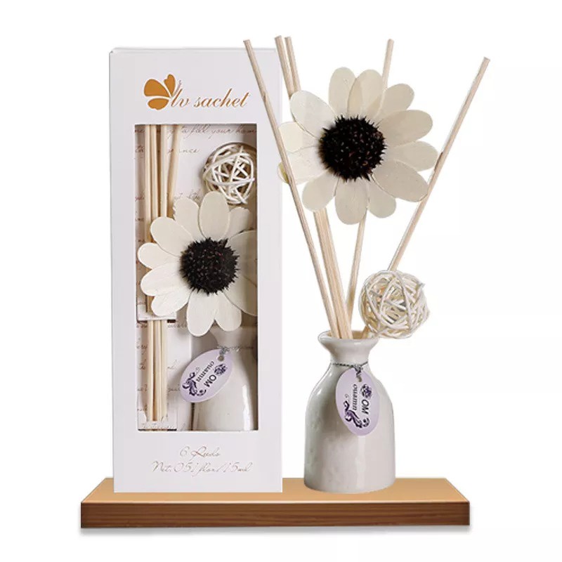 REED DIFFUSER STICK BUNGA LENGKAP DIFUSER PENGHARUM RUANGAN SET SOUVENIR KADO HADIAH LAVEFIRE