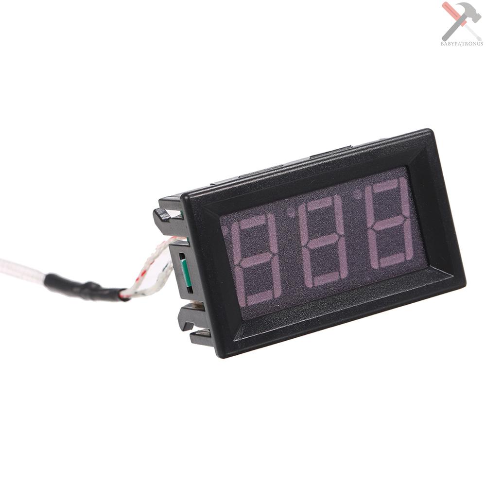 Xh-b310 Termometer Industri Digital 12V Tipe K M6-30 ~ 800℃ Thermograph Akurasi Tinggi Dengan Display LED