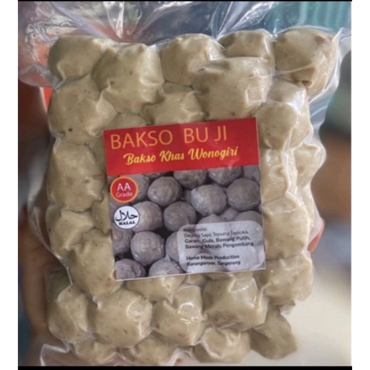

Ready stok!!! Bakso sapi PREMIUM home made isi 50 grade A bu ji
