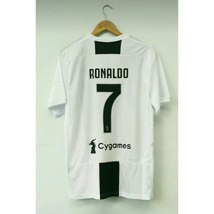 nameset JERSEY BOLA JUVENTUS HOME NAMESET RONALDO 2018/2019 GRADE ORI
