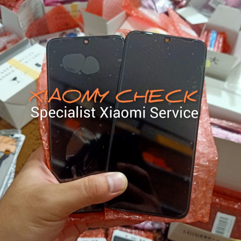 [ CHECK.ID ] LCD + FRAME XIAOMI REDMI NOTE 7 / NOTE 7 PRO ORIGINAL SERVICE PRODUCT