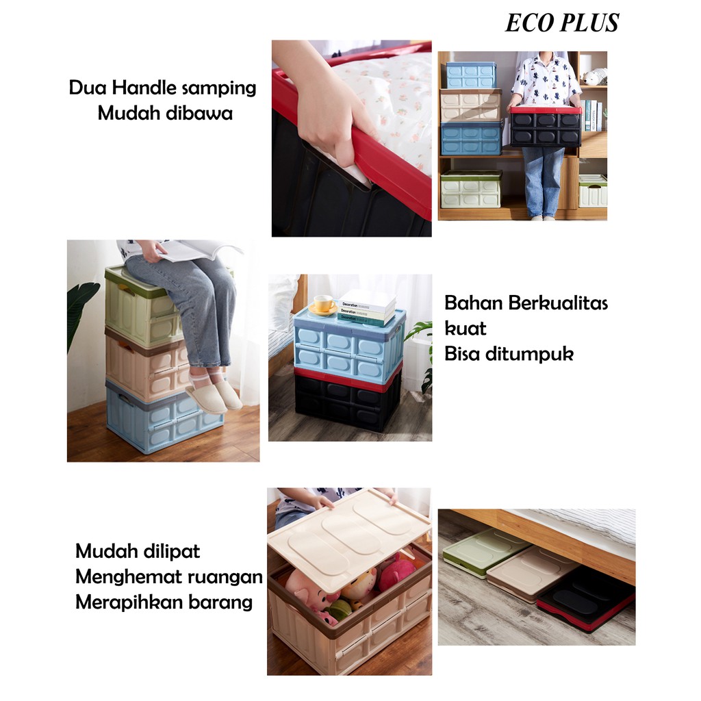 Multifunction Folding Storage Kotak Penyimpanan Box Lipat Multifungsi